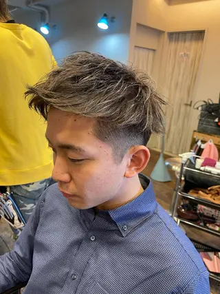 カラー メンズ ハヤシカズキ/カラー ✂/メンズパーマのヘアスタイル