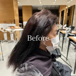 セミロング カラー レディースヘア💫 加藤たいが🐯のヘアスタイル