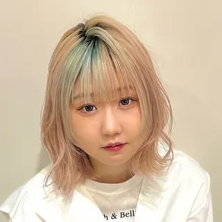 ミディアム ヘアアレンジ ナチュラル/インナー /牧野 佑菜のヘアスタイル