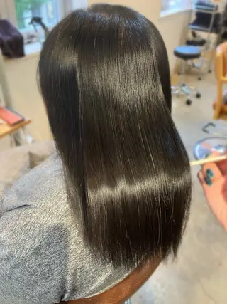 ミディアム 🫧縮毛矯正支持率 No.1 ほのか🫧のヘアスタイル