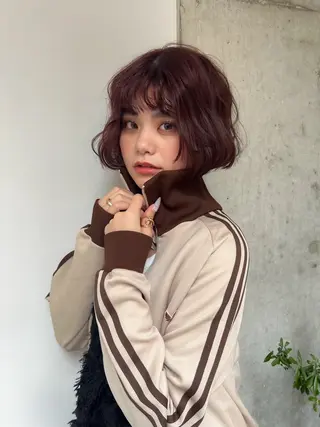 ショート カラー 🌝ぷる艶ハイトーン 柔らかヘア🍅まあやのヘアスタイル