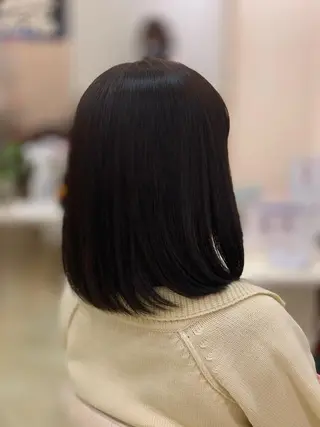 ミディアム カラー 大西 七海のヘアスタイル