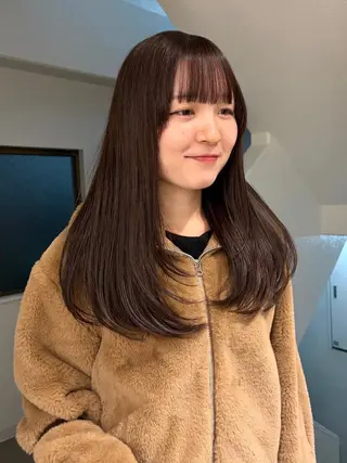 ロング カラー カットモデル 募集中🎀小野百葉のヘアスタイル