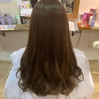 ロング 井上 涼花のヘアスタイル