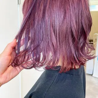 カラー 鈴木 星音のヘアスタイル