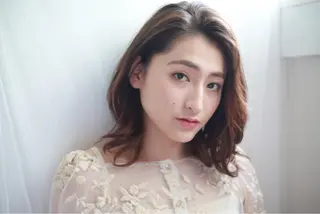 ミディアム カラー 🦋透明感 艶カラー Rie🦋のヘアスタイル