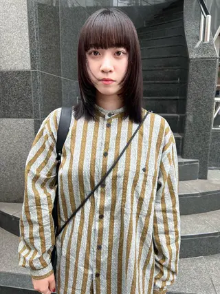 ミディアム AI TOKYO　S所属・mizuki 【韓国レイヤー】のヘアスタイル