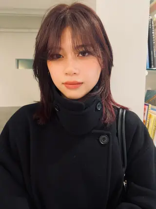 ミディアム カラー KOCHAB本山所属・三谷 はるなのヘアスタイル