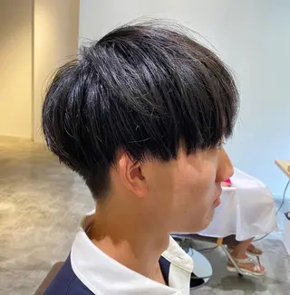 ショート ブリーチなしWカラー /酸性ストレート河本のヘアスタイル