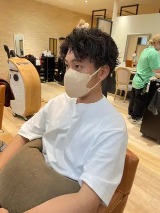 メンズ 亀川蓮 Agu hairのヘアスタイル