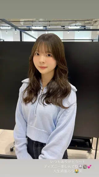 ロング カラー kimika🥑 メンズ/髪質改善のヘアスタイル