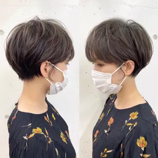 ショート メンズ特化 刈り上げない/金井のヘアスタイル