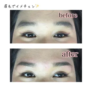 ショート ミディアム セミロング ロング カラー パーマ ヘアアレンジ ネイル マツエク・マツパ 眉毛サロン DUAL 恵比寿の眉毛・アイブロウイメージ