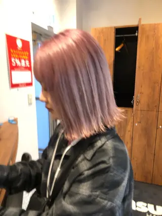 ミディアム カラー レイヤー,ボブ / 彩未のヘアスタイル