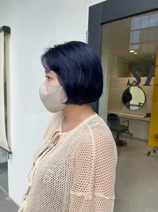 ショート カラー Koto🌿 ブリーチなしカラーのヘアスタイル