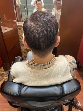 ショート カラー メンズ 💈ヒロ銀座💈 ✨墓越聖菜✨のヘアスタイル