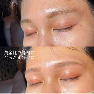 アイブロウ mayu🎀 束感のマツエク・マツパデザイン