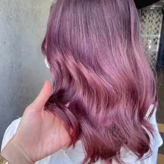 ミディアム カラー レイヤー/ブリーチ ♥️【木坂 桃歌】のヘアスタイル