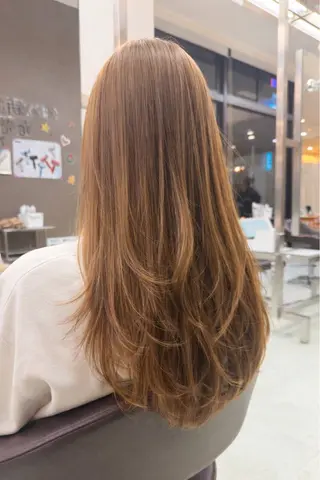 ロング wil西宮レイヤー 西村徹のヘアスタイル