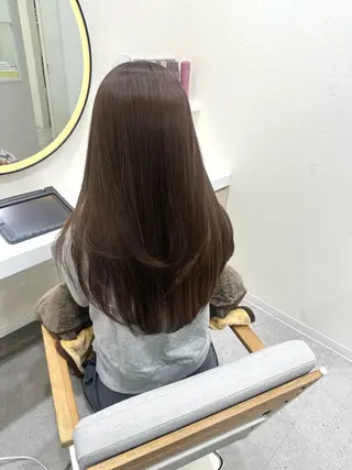 ロング 中島 結子のヘアスタイル