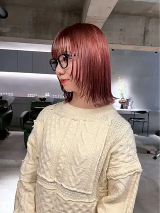 ミディアム 大石 明葉のヘアスタイル