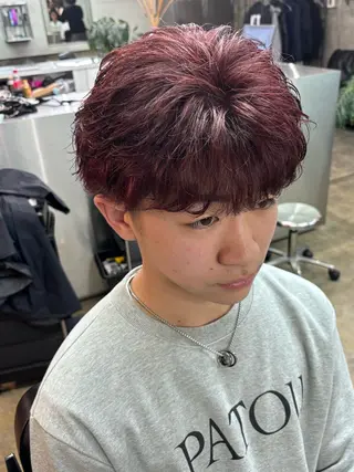 カラー パーマ メンズ 土岐 仁/メンズ専門 パーマ特化美容師🌀のヘアスタイル