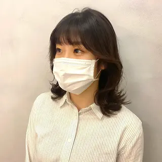 ミディアム 🌟ショート/シ ョートボブ/岡田🌟のヘアスタイル