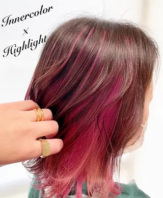 ミディアム カラー LOPEZ LAB所属・🦁LOPEZLAB /RUNA🌙のヘアスタイル