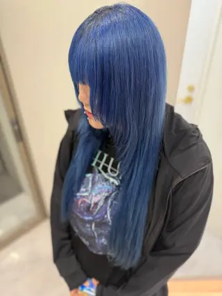 ロング yuki／ 名駅／艶カラーのヘアスタイル