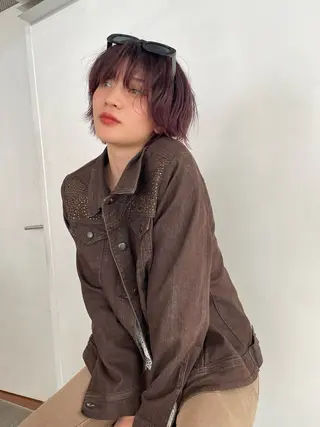 カラー VISION   aoyama所属・かがやしづ ⭐️ハイトーンのヘアスタイル