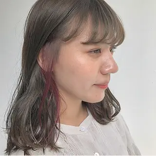 ミディアム 幸喜 美咲のヘアスタイル