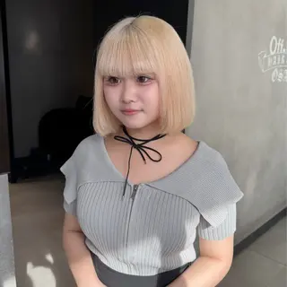 カラー オフホワイト大阪店（off white）所属・LENA🎀 ハイトーン/エクステのヘアスタイル