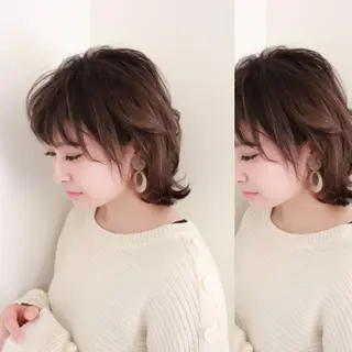 ミディアム 三ツ井凌 【ヘアケアサロン】のヘアスタイル