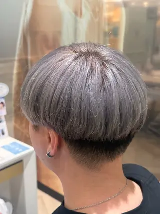 ショート カラー メンズ 大人メンズパーマ /石川瑠青のヘアスタイル