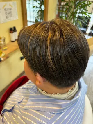 カラー 神戸 七彩のヘアスタイル