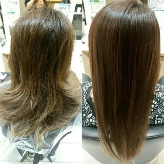 カラー ミディアム ブリーチ/ヘアケア/ 艶髪/イギチハルのヘアスタイル