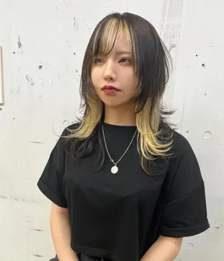 ロング カラー ヘアアレンジ 🐺ウルフの神🐺 /カラー/けいすけのヘアスタイル