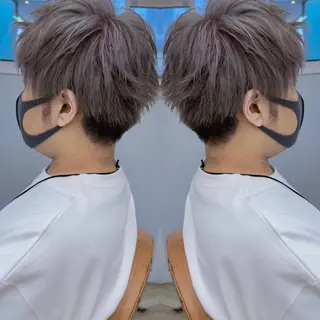 ショート カラー メンズ 塚本 メンズ特化‼️のヘアスタイル