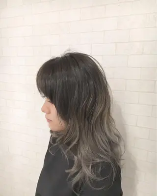 ミディアム カラー JILBLAN京都 ショート/ハイライトのヘアスタイル