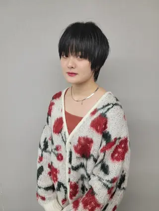 ショート OMA　片岸 信征のヘアスタイル