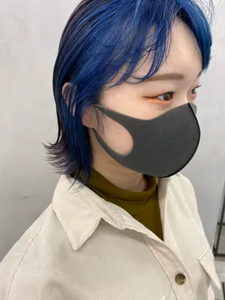 ショート カラー ハイトーン/ ボブ 中村麟のヘアスタイル