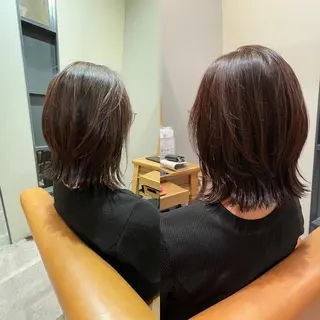 ミディアム 加藤 泰輔のヘアスタイル