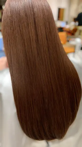 ロング カラー パーマ 美髪ヘッドスパ🫧 西山紗奈江💆‍♀️のヘアスタイル