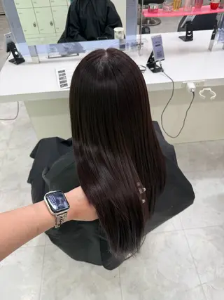 ロング カラー 韓国風暗髪🐈‍⬛ KOUMI🪽のヘアスタイル