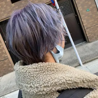 ショート カラー メンズ 髪質改善&Spa fee by carrefour 大橋店[フィー・バイ・カルフール大橋]所属・stylist Yukieのヘアスタイル
