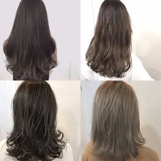 カラー 勝連 利恵のヘアスタイル