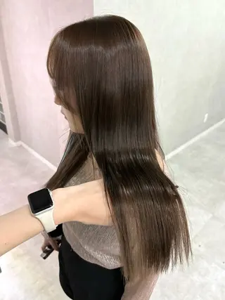 ロング カラー 盛れる顔まわり✨🎀 モテカラー別所好葉のヘアスタイル