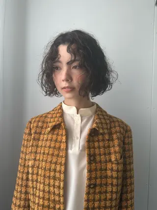 パーマ 暖色カラー/パーマ /AKIR‎A🌝のヘアスタイル