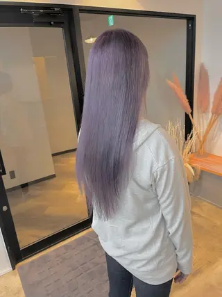 ロング カラー ハイトーンカラ ー/小川のヘアスタイル