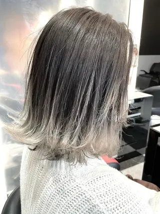 ミディアム カラー メンズヘア特化 崎田 成人のヘアスタイル